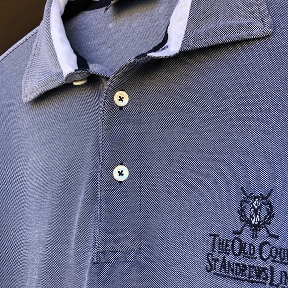 The Old Course St. Andrews Links Blue/Grey Polo XL - Picture 4 of 11